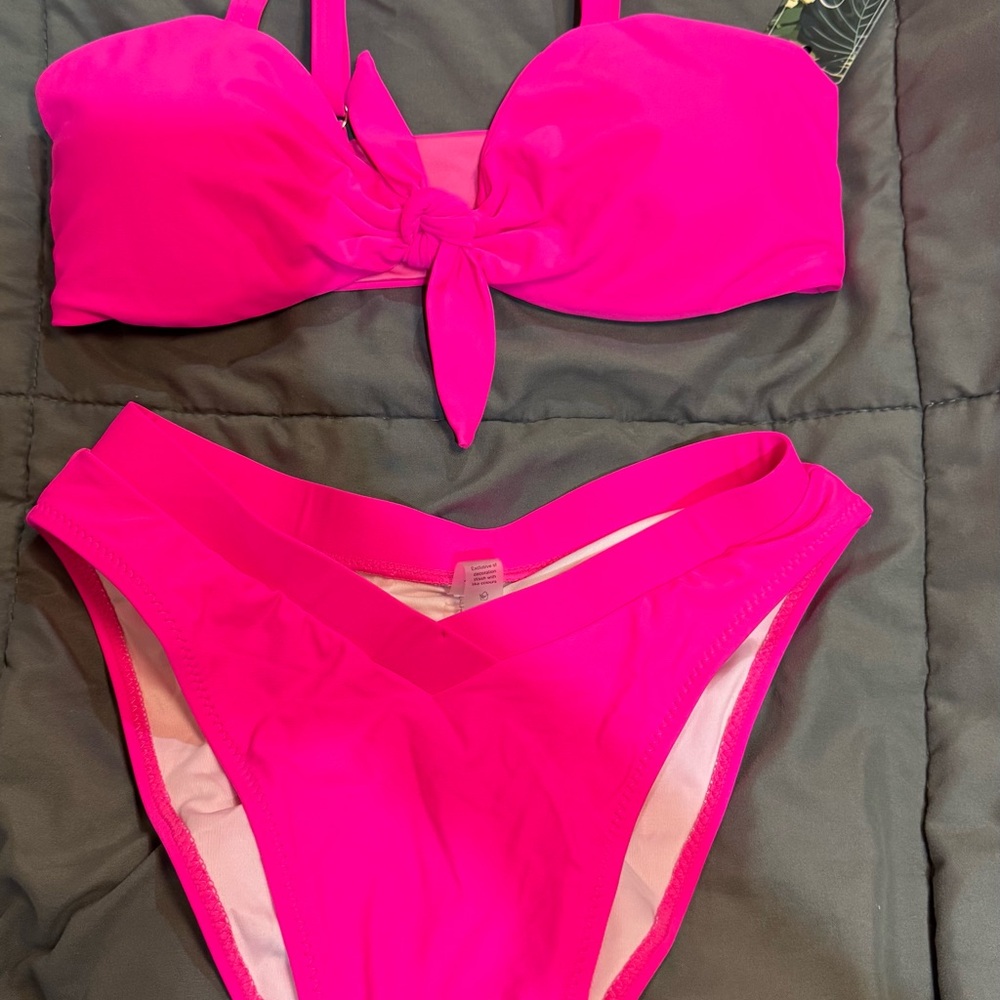 Vibrant Pink Bikini Set